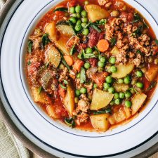 Ground Turkey + Veggie Loaded Soup-image