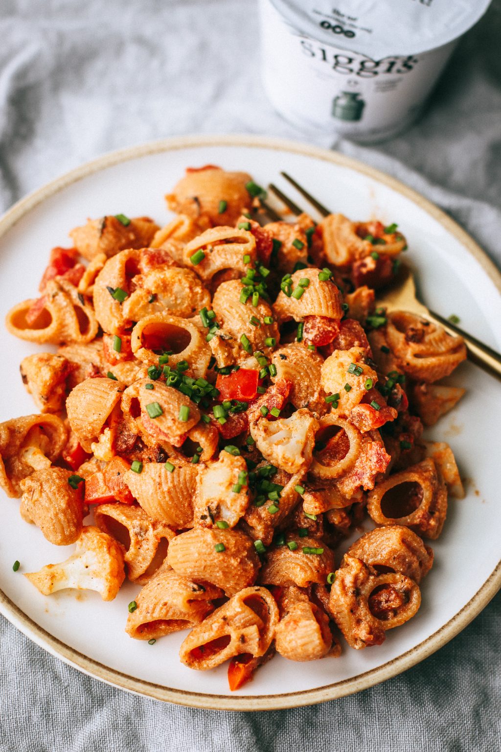 Creamy Cajun Veggie Pasta