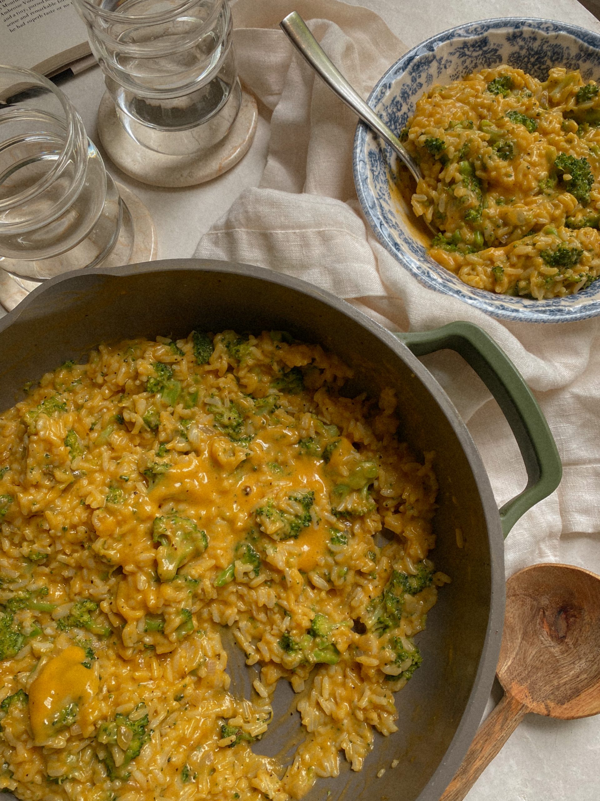 Vegan Cheesy Broccoli Rice