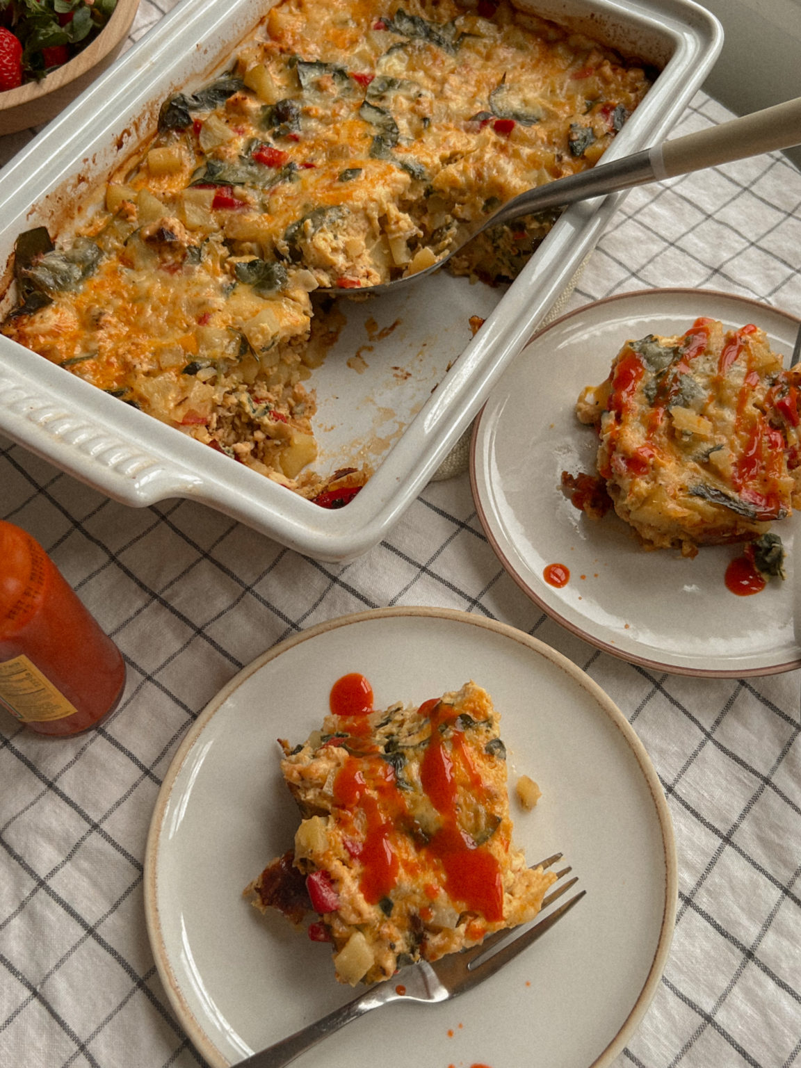 Easy High Protein Egg Bake