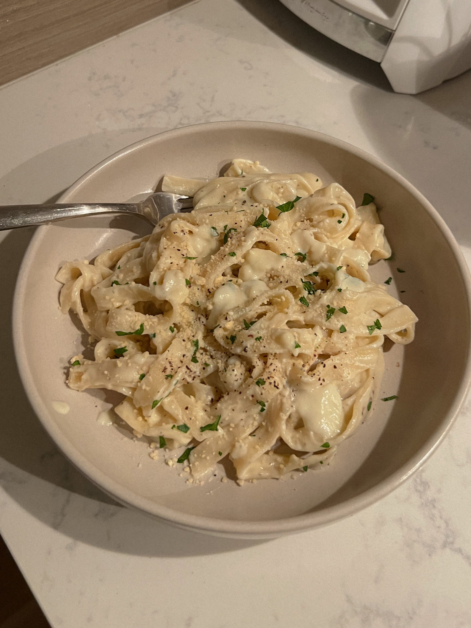 Easy Creamy Parmesan Cauliflower Pasta