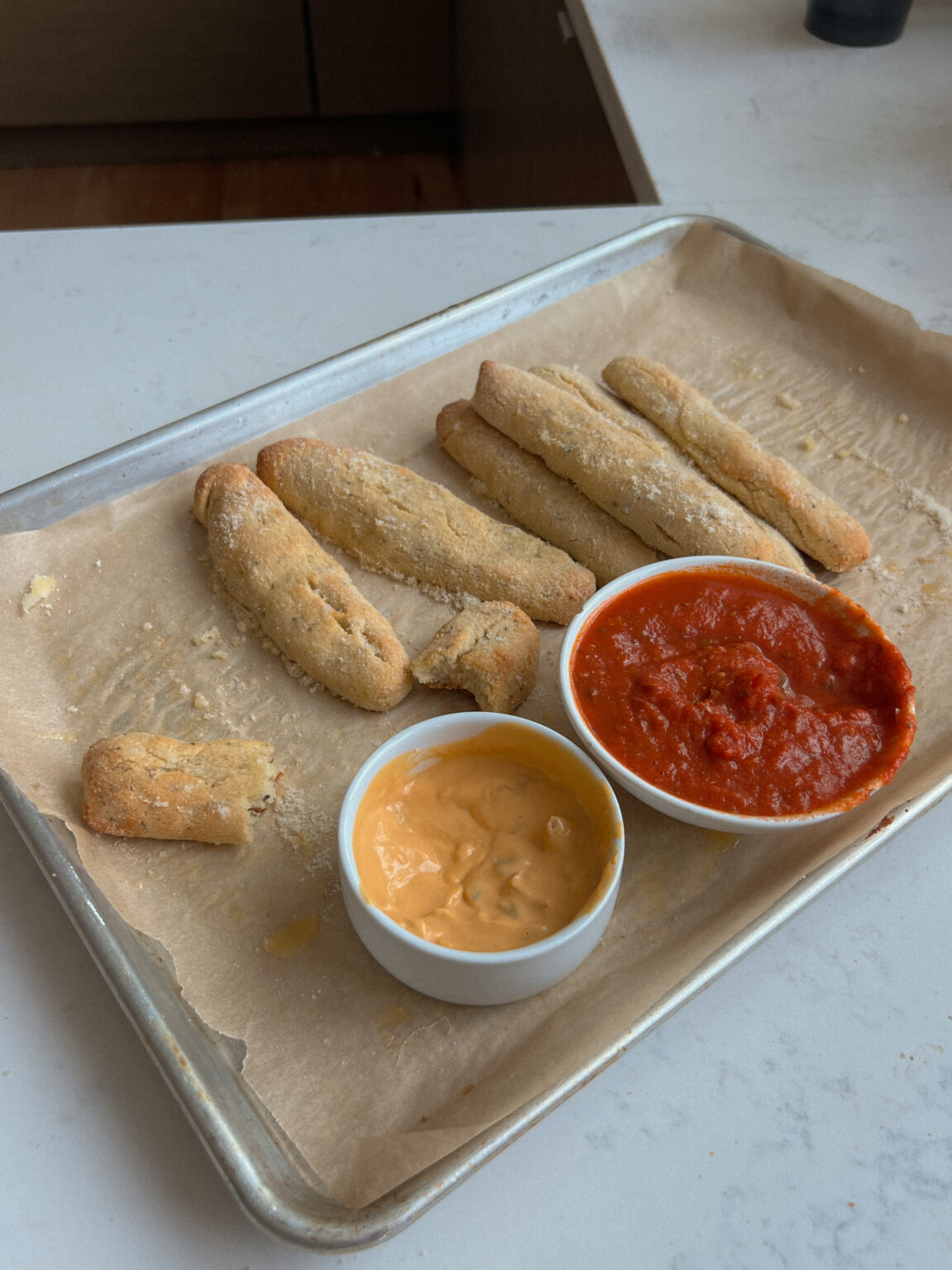Gluten Free Breadsticks (made with yogurt!)